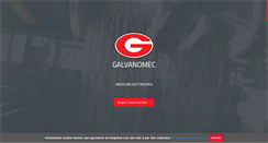 Desktop Screenshot of galvanomec.com