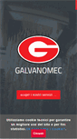 Mobile Screenshot of galvanomec.com