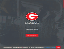 Tablet Screenshot of galvanomec.com